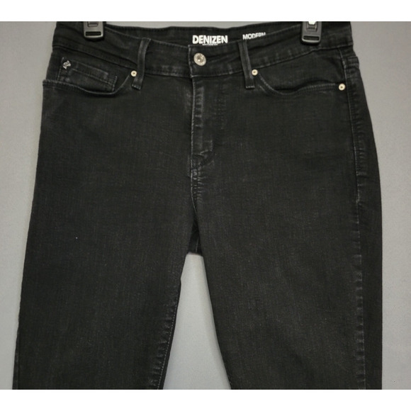 Denizen Levis Modern Distress Ankle Jeans Womens 29 Denim Black Stretches Casual - Picture 4 of 14